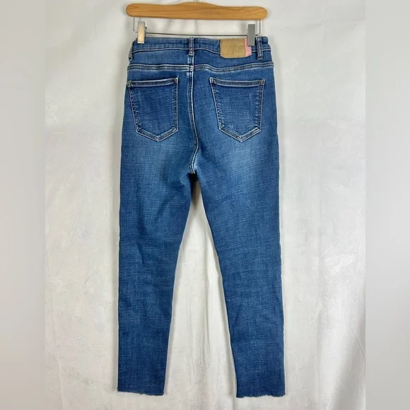 Acne Blue Straight Leg Jeans - Picture 2 of 6